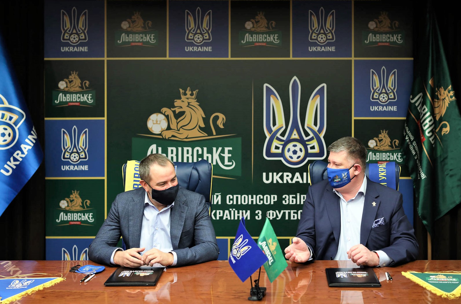 Новым национальным спонсором сборной команды Украины по футболу стало "Львівське"